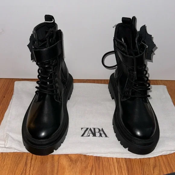 Sale! 📣ZARA black boots kids - Picture 3 of 8